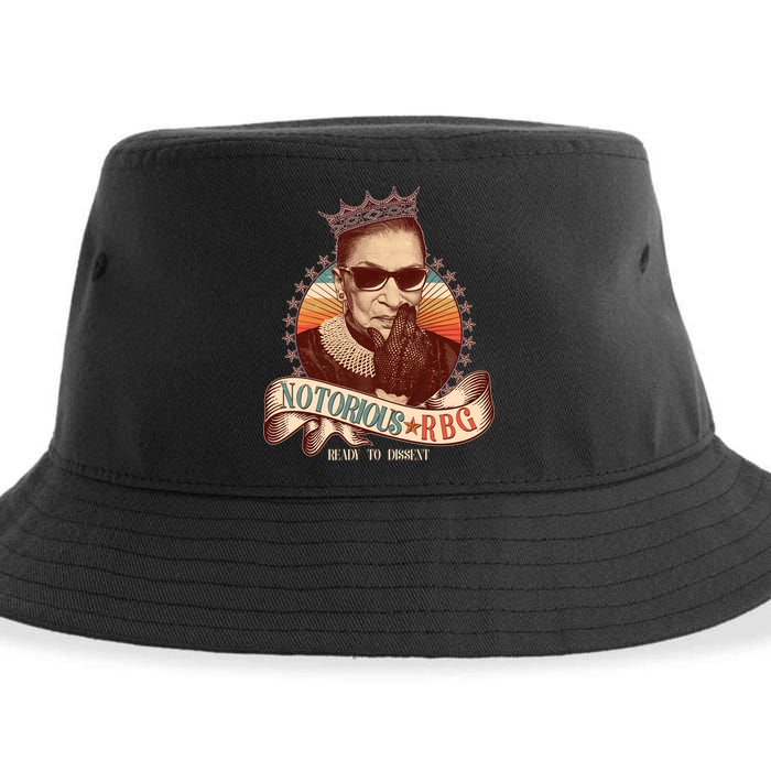 Notorious RBG Ready To Dissent Ruth Bader Ginsburg Sustainable Bucket Hat