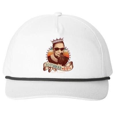 Notorious RBG Ready To Dissent Ruth Bader Ginsburg Snapback Five-Panel Rope Hat