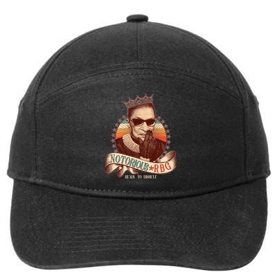 Notorious RBG Ready To Dissent Ruth Bader Ginsburg 7-Panel Snapback Hat