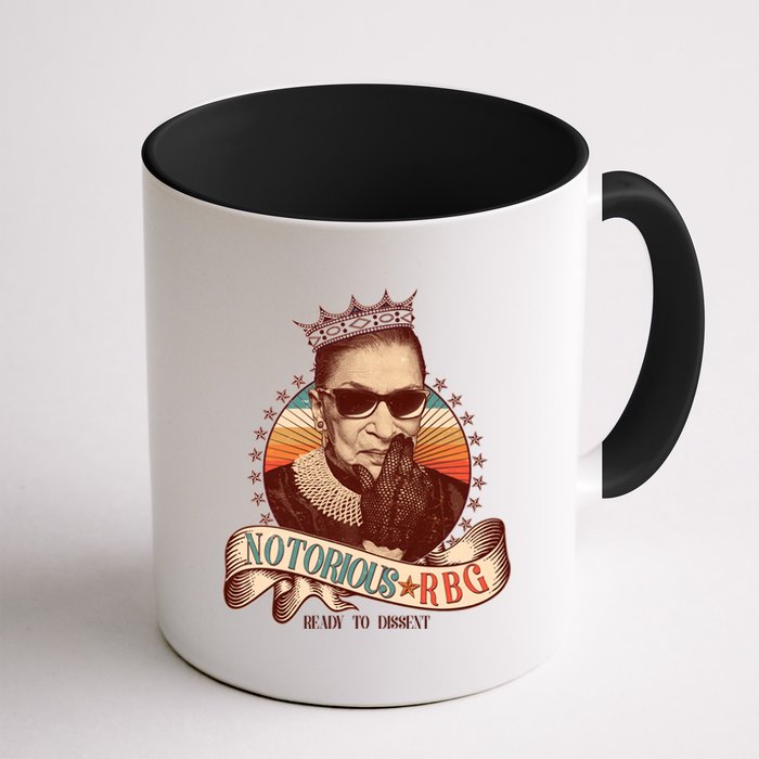 Notorious RBG Ready To Dissent Ruth Bader Ginsburg Coffee Mug