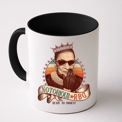 Notorious RBG Ready To Dissent Ruth Bader Ginsburg Mug