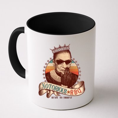 Notorious RBG Ready To Dissent Ruth Bader Ginsburg Coffee Mug