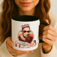 Notorious RBG Ready To Dissent Ruth Bader Ginsburg Mug