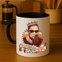 Notorious RBG Ready To Dissent Ruth Bader Ginsburg Mug