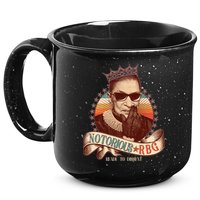 Notorious RBG Ready To Dissent Ruth Bader Ginsburg 15oz Campfire Ceramic Mug