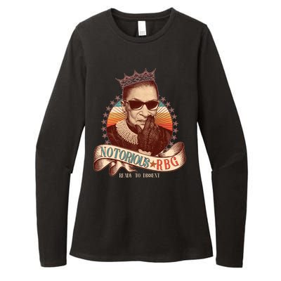 Notorious RBG Ready To Dissent Ruth Bader Ginsburg Womens CVC Long Sleeve Shirt