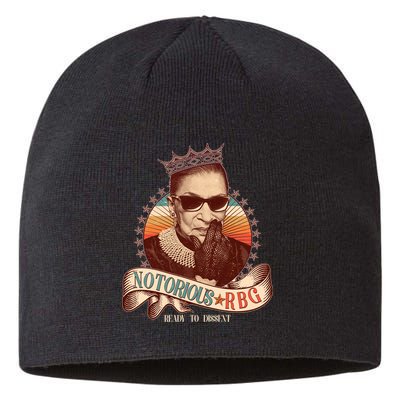 Notorious RBG Ready To Dissent Ruth Bader Ginsburg Sustainable Beanie