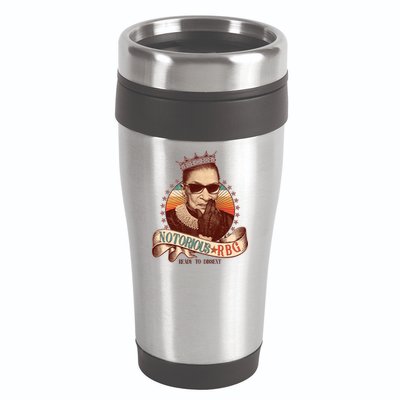 Notorious RBG Ready To Dissent Ruth Bader Ginsburg 16oz Travel Tumbler