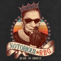 Notorious RBG Ready To Dissent Ruth Bader Ginsburg 25L Jumbo Tote