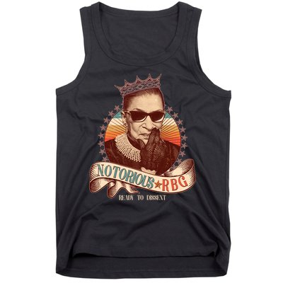 Notorious RBG Ready To Dissent Ruth Bader Ginsburg Tank Top