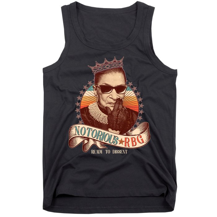 Notorious RBG Ready To Dissent Ruth Bader Ginsburg Tank Top