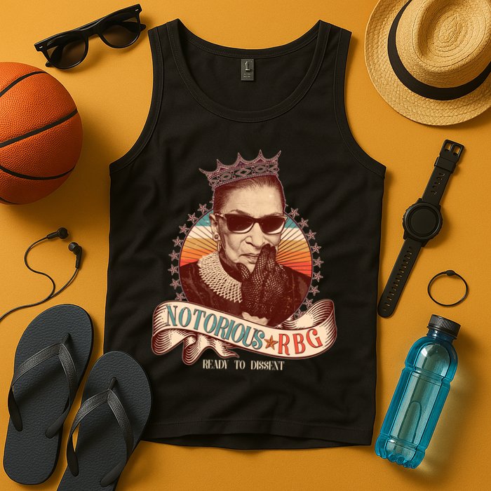 Notorious RBG Ready To Dissent Ruth Bader Ginsburg Tank Top