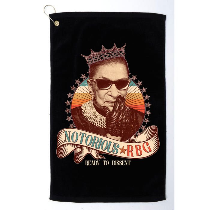 Notorious RBG Ready To Dissent Ruth Bader Ginsburg Golf Towel