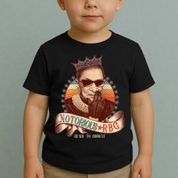 Notorious RBG Ready To Dissent Ruth Bader Ginsburg Toddler T-Shirt