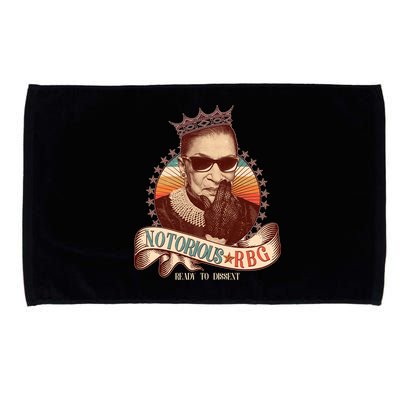 Notorious RBG Ready To Dissent Ruth Bader Ginsburg Microfiber Hand Towel