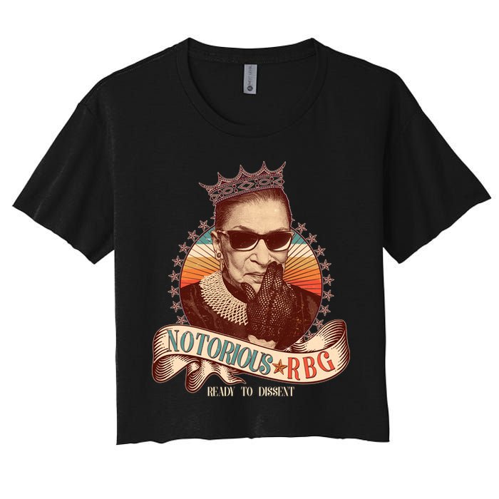 Notorious RBG Ready To Dissent Ruth Bader Ginsburg Crop Top