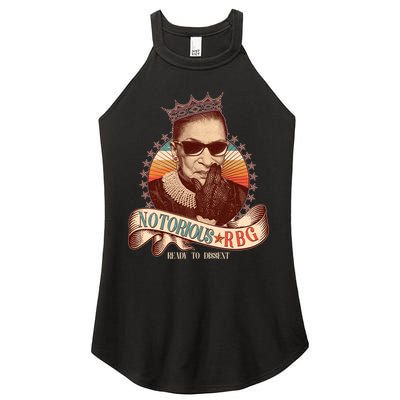 Notorious RBG Ready To Dissent Ruth Bader Ginsburg Women's Perfect Tri Rocker Tank