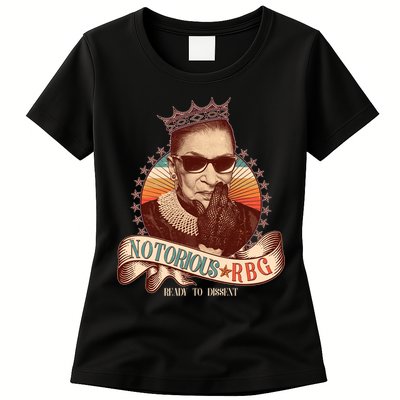 Notorious RBG Ready To Dissent Ruth Bader Ginsburg Womens T-Shirt