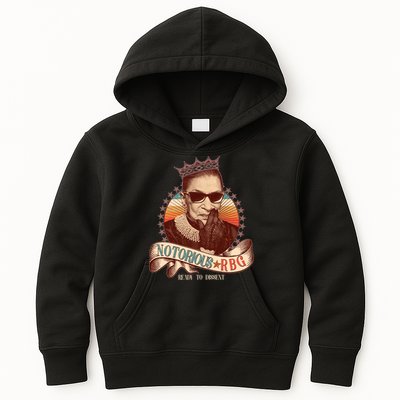 Notorious RBG Ready To Dissent Ruth Bader Ginsburg Kids Hoodie