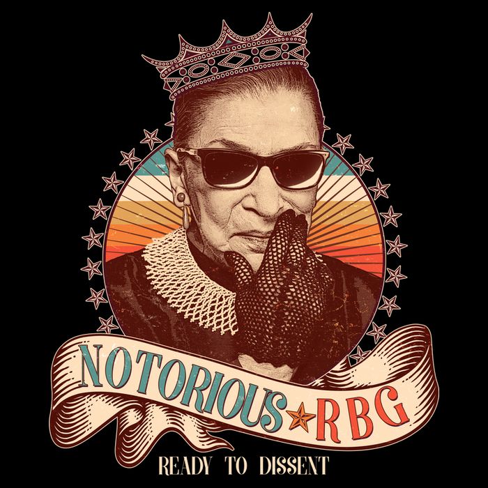 Notorious RBG Ready To Dissent Ruth Bader Ginsburg Kids T-Shirt