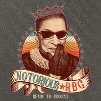Notorious RBG Ready To Dissent Ruth Bader Ginsburg Cotton Canvas Backpack