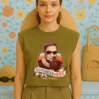 Notorious RBG Ready To Dissent Ruth Bader Ginsburg Garment-Dyed Women's Muscle Tee