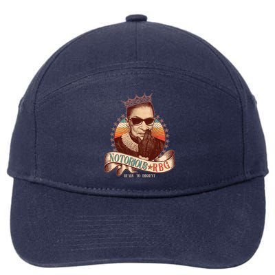 Notorious RBG Ready To Dissent Ruth Bader Ginsburg 7-Panel Snapback Hat