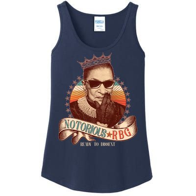 Notorious RBG Ready To Dissent Ruth Bader Ginsburg Ladies Essential Tank