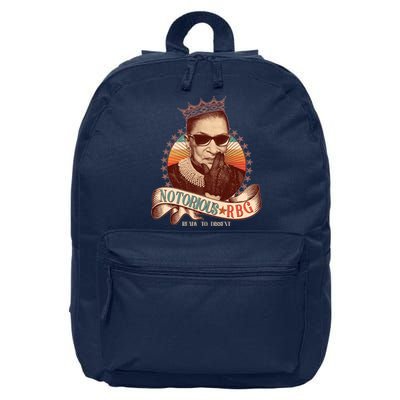 Notorious RBG Ready To Dissent Ruth Bader Ginsburg 16 in Basic Backpack