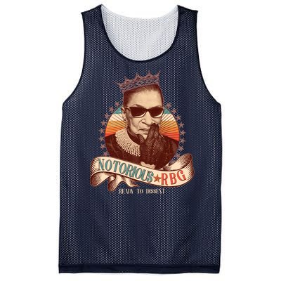 Notorious RBG Ready To Dissent Ruth Bader Ginsburg Mesh Reversible Basketball Jersey Tank