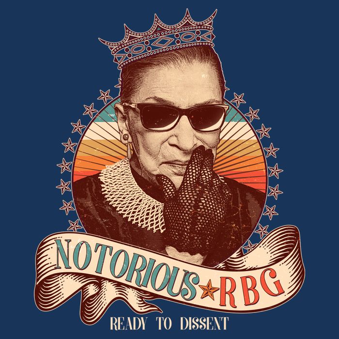 Notorious RBG Ready To Dissent Ruth Bader Ginsburg Infant Baby Jersey Bodysuit