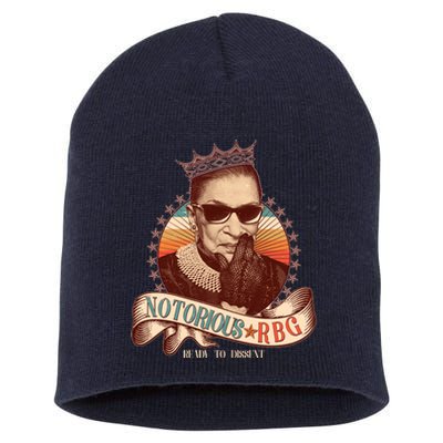 Notorious RBG Ready To Dissent Ruth Bader Ginsburg Short Acrylic Beanie