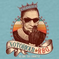 Notorious RBG Ready To Dissent Ruth Bader Ginsburg Sueded Cloud Jersey T-Shirt