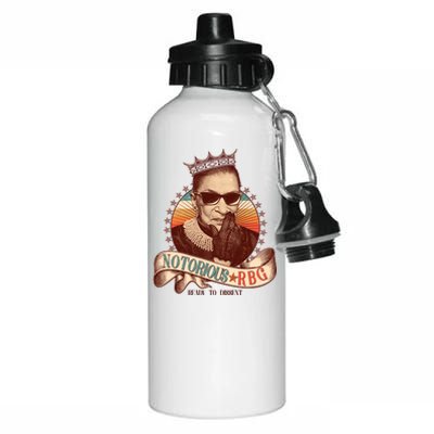 Notorious RBG Ready To Dissent Ruth Bader Ginsburg Aluminum Water Bottle