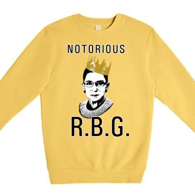 Notorious RBG Ruth Bader Ginsburg Premium Crewneck Sweatshirt