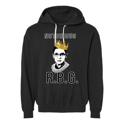 Notorious RBG Ruth Bader Ginsburg Garment-Dyed Fleece Hoodie