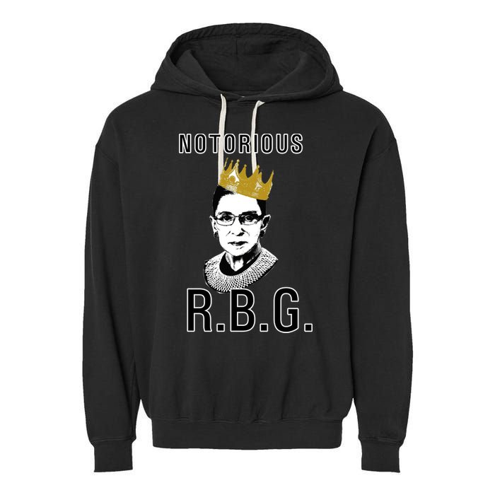 Notorious RBG Ruth Bader Ginsburg Garment-Dyed Fleece Hoodie