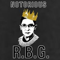 Notorious RBG Ruth Bader Ginsburg Garment-Dyed Fleece Hoodie