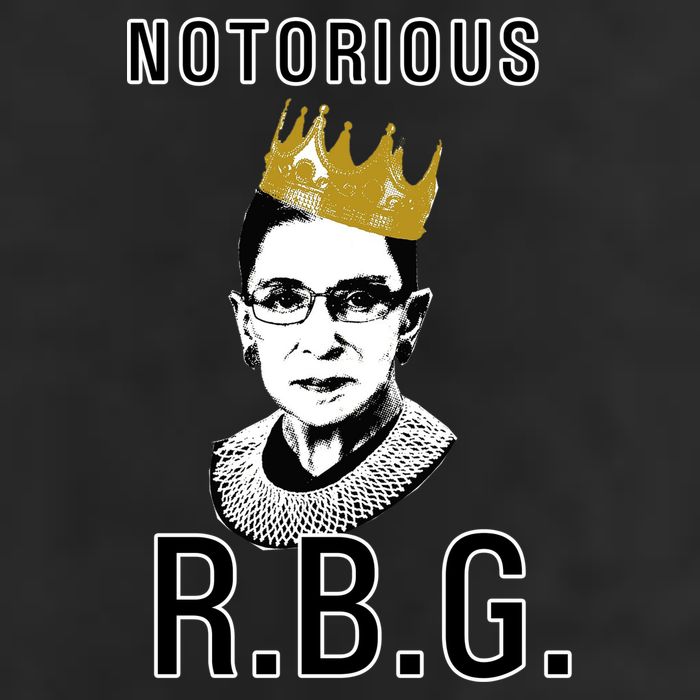 Notorious RBG Ruth Bader Ginsburg Garment-Dyed Fleece Hoodie