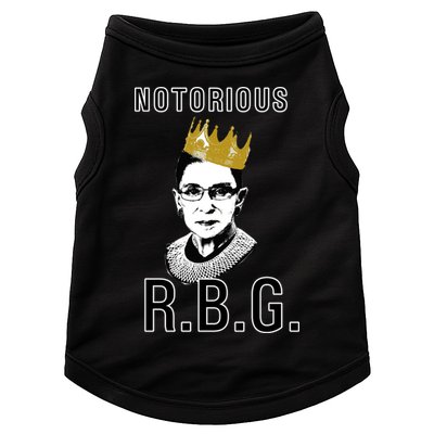 Notorious RBG Ruth Bader Ginsburg Doggie Tank