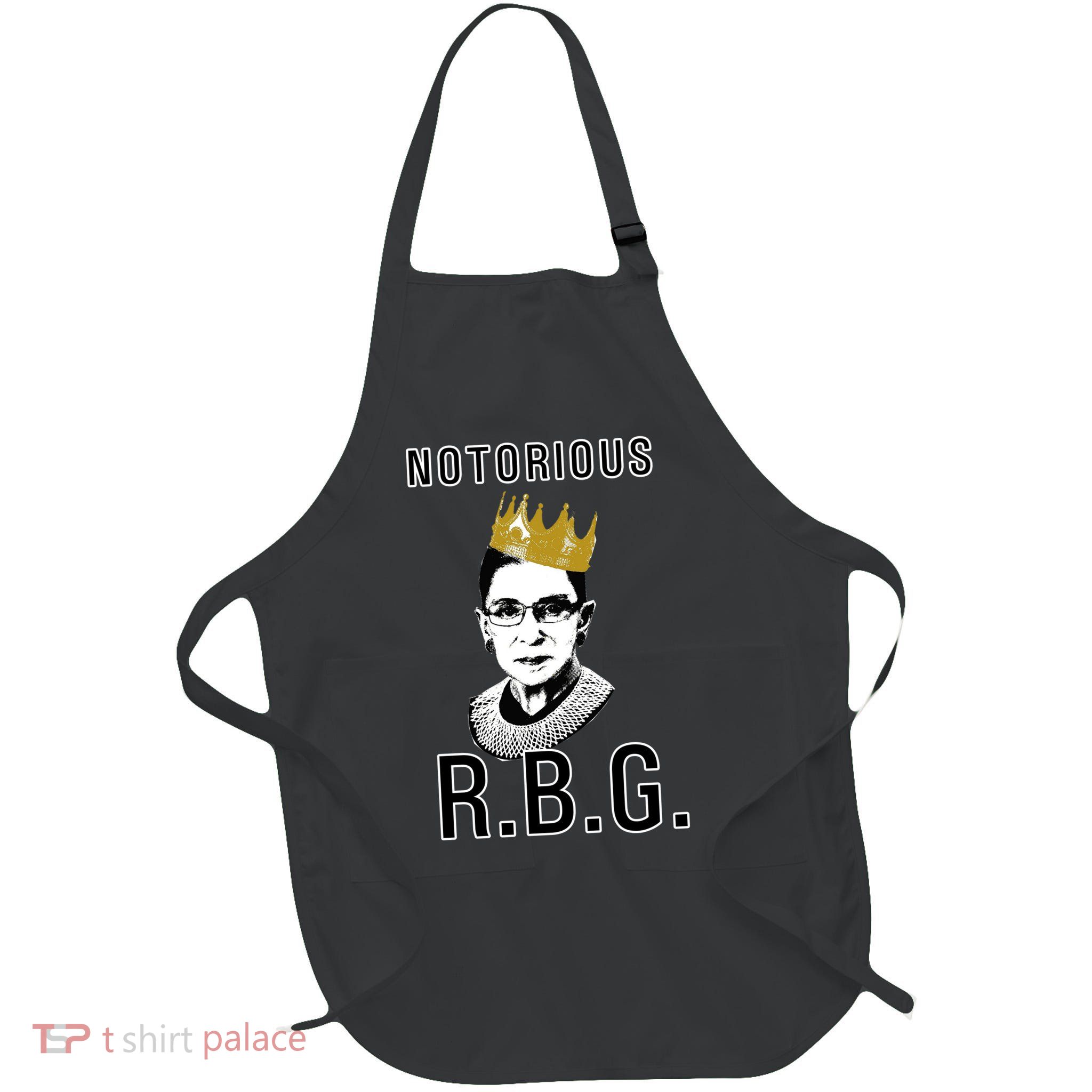 Notorious RBG Ruth Bader Ginsburg Full-Length Apron With Pockets