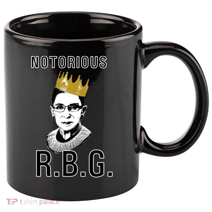 Notorious RBG Ruth Bader Ginsburg 11oz C Handle Ceramic Mug