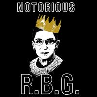 Notorious RBG Ruth Bader Ginsburg Drawstring Bag