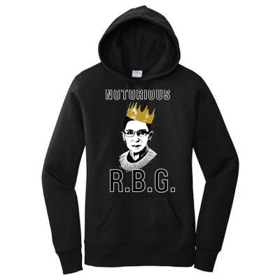 Notorious RBG Ruth Bader Ginsburg Women's Pullover Hoodie