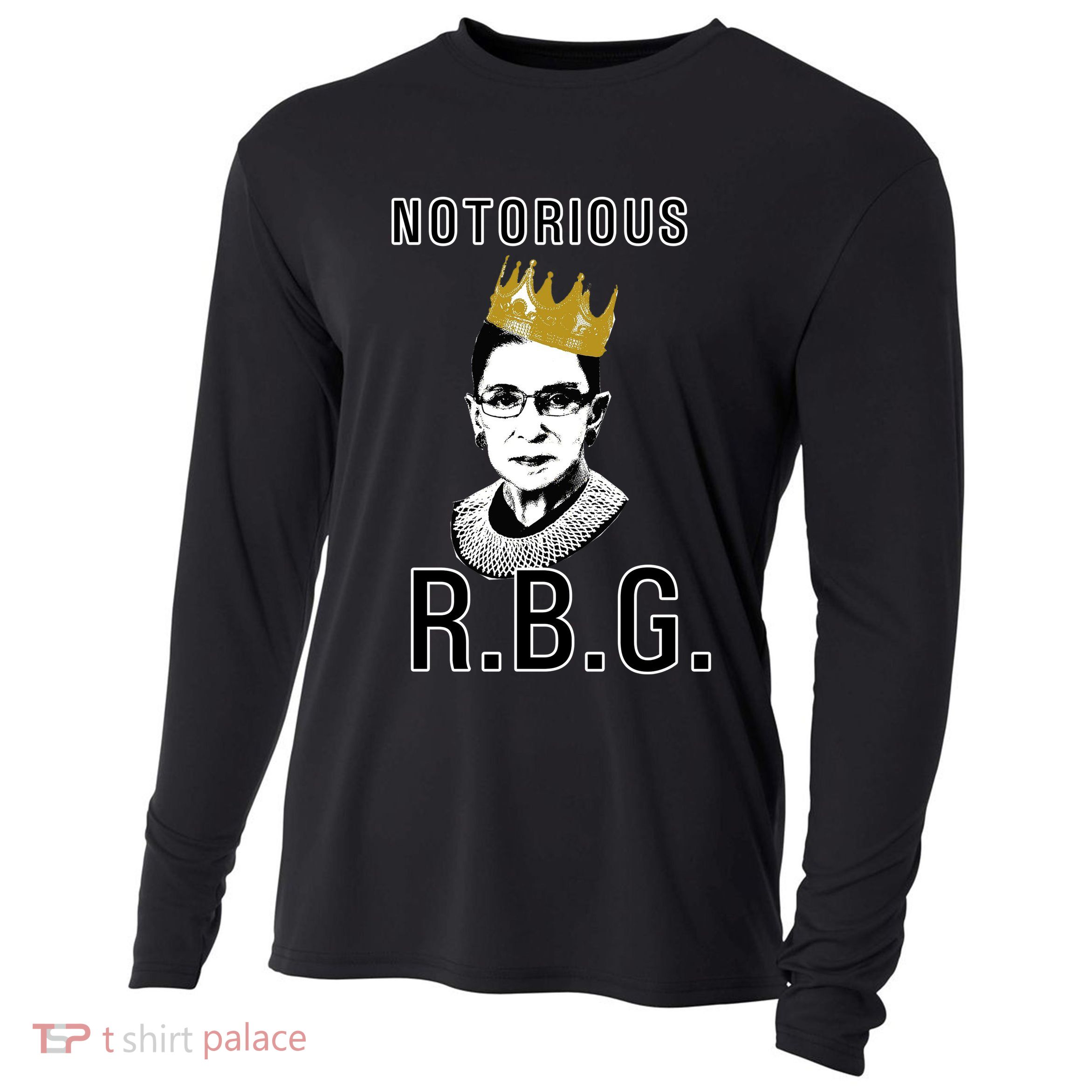 Notorious RBG Ruth Bader Ginsburg Cooling Performance Long Sleeve Crew