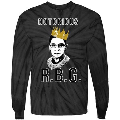 Notorious RBG Ruth Bader Ginsburg Tie-Dye Long Sleeve Shirt