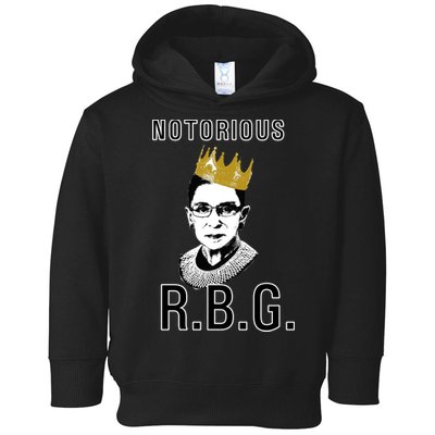 Notorious RBG Ruth Bader Ginsburg Toddler Hoodie