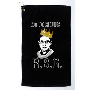 Notorious RBG Ruth Bader Ginsburg Platinum Collection Golf Towel