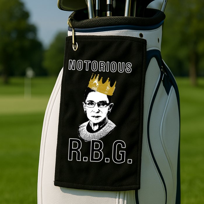 Notorious RBG Ruth Bader Ginsburg Golf Towel