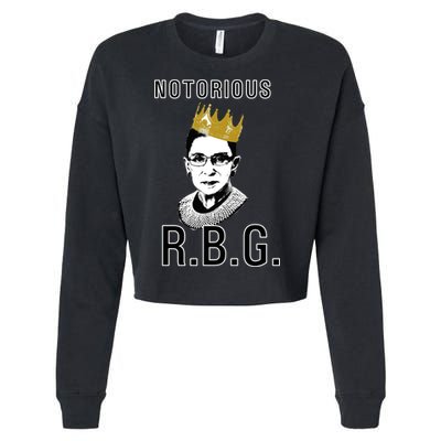 Notorious RBG Ruth Bader Ginsburg Cropped Pullover Crew
